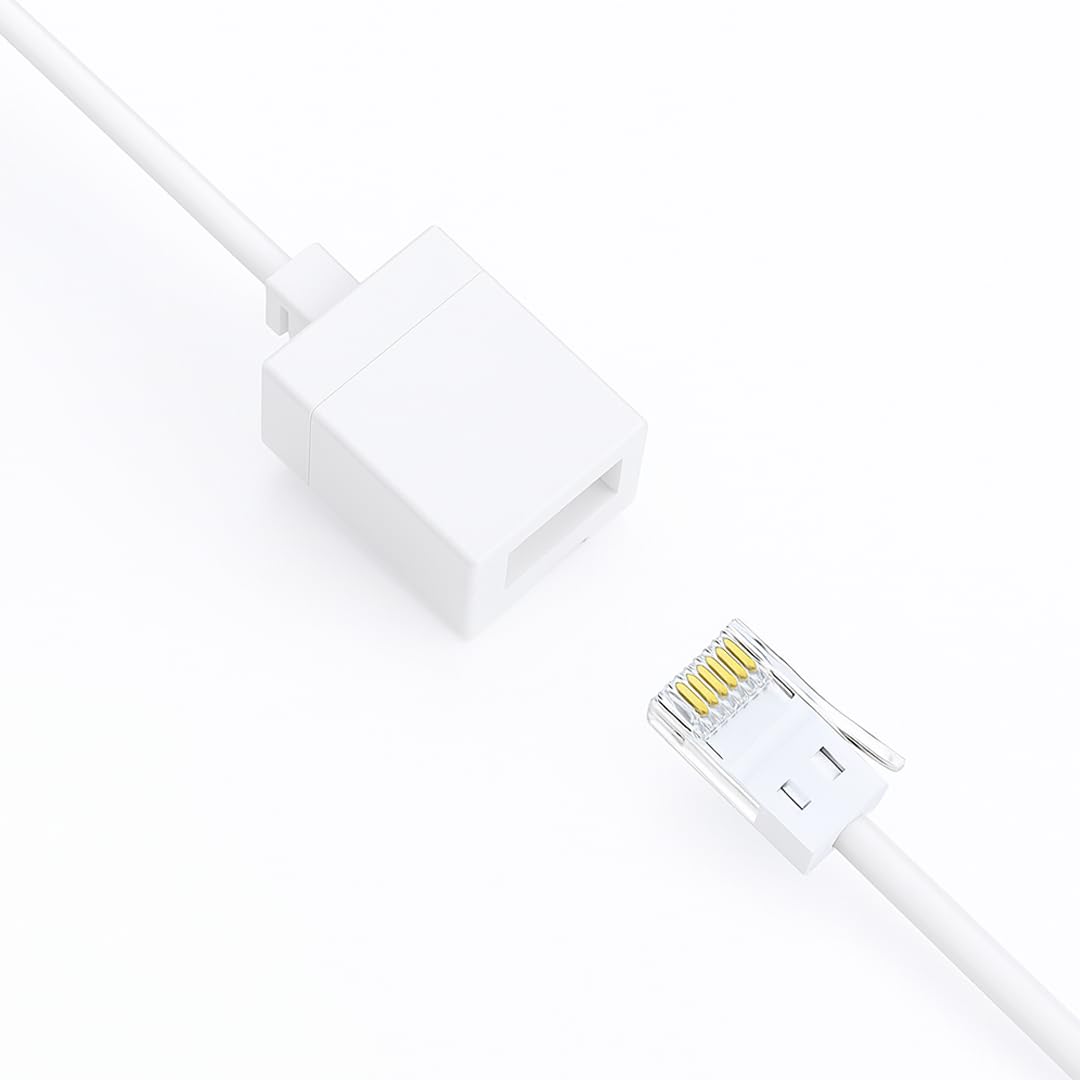 Connettore Rj11 A Spina Telefonica Adattatore RJ11 A Spina BT UK Per Telefono O Fax - Connettore Kauden, Compatibile Con Cavi Telefonici Spina BT Per Fax