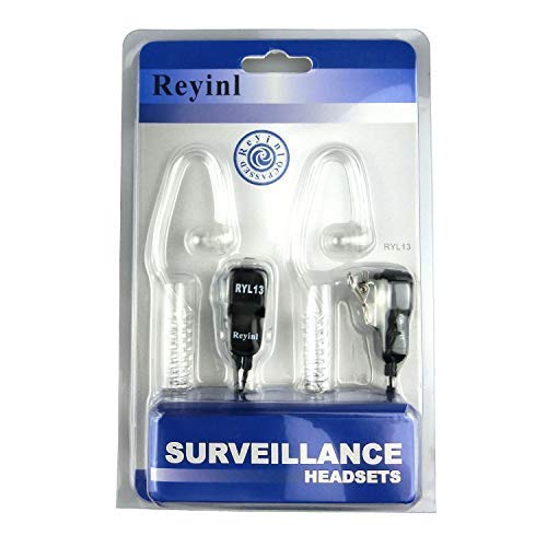Reyinl RYL13 Two Way Radio Headset Noise Canceling Transparent Security Earpiece for Midland GMRS/FRS Radios with PTT/VOX – Pair - Thumbnail 7