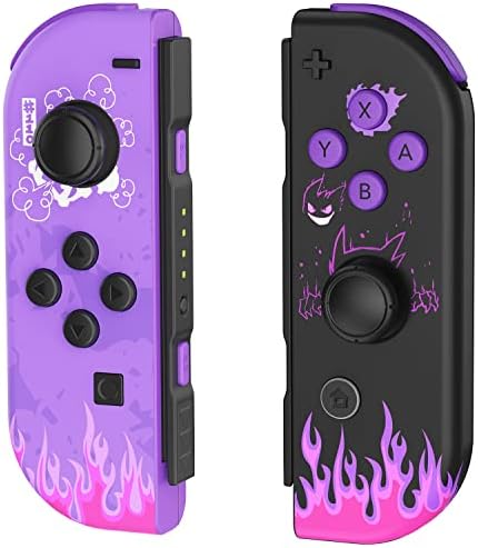 Moonag Joy Cons for Switch Nintendo, Cool Replacement L/R Switch Controllers Wireless Compatible with Switch/Switch Lite/Switch OLED
