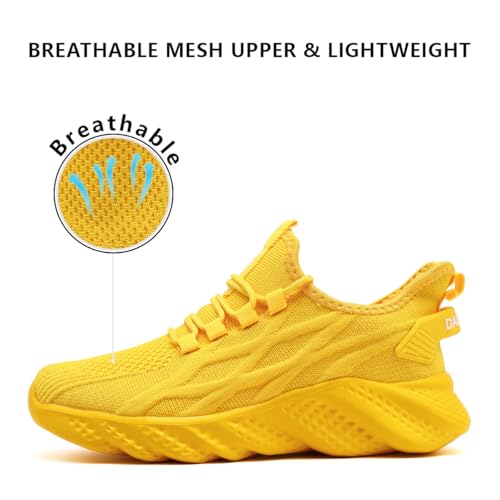 Mens Walking Shoes Running Trainers Sneakes Athletic Gym Fitness Sport Shoes Non Slip Breathable Mesh Comfortable Workout Fashion Slip On2