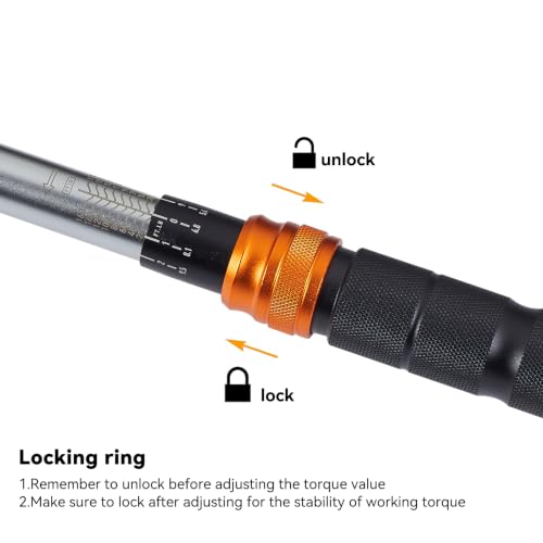 Image of 1 /2 inch Drive Click Torque Wrench for Auto, Car, and Motorcycle