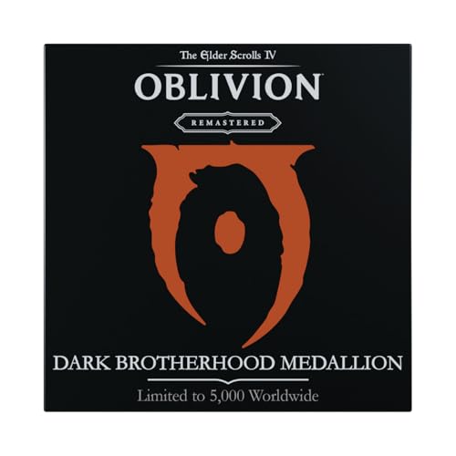 Médaillon Oblivion Dark Brotherhood objet de collection Elder Scrolls IV avec boîte - 5