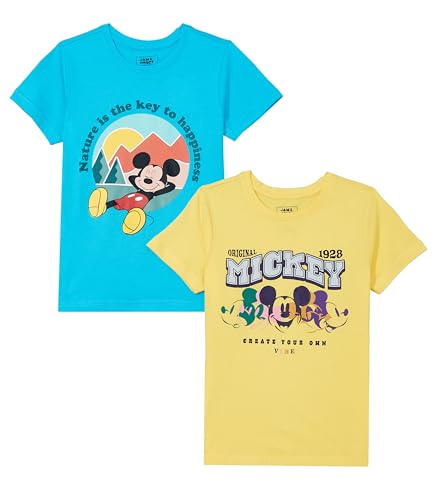 Amazon Brand – Jam & Honey Boys Disney/Marvel T-Shirts 100% Cotton (Pack of 2) Amazon Brand – Jam & Honey Boys Disney/Marvel T-Shirts 100% Cotton (Pack of 2)