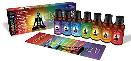 Chakras relaxation essential oils set of 7 - concentrated natural…