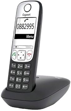 Gigaset A690 black wireless analogue DECT display hands phone book for up to 100 entries, S30852-H2810-B101