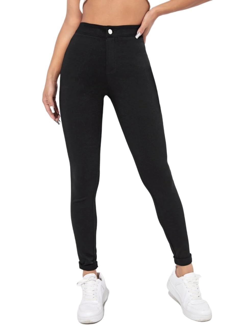 Womens Clothes Solid Color High Waisted Casual Pants Trousers Fall Outfits
