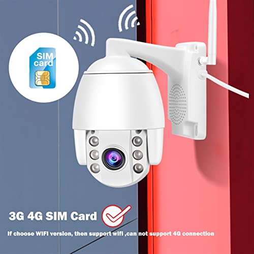 Cámara de vigilancia sin cables 4G exterior para proteger fincas y casas 4
