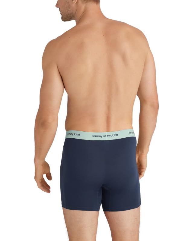 Tommy John Men's Luxe Modal 6" Boxer Brief Underwear 3-Pack4