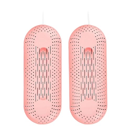 Pegciuho Sèche-chaussures électrique, Chauffant, Séchant, Robuste, Compact, Idéal pour Les Bottes, Les Bottes de Neige et Les Chaussures de Sport, Parfait pour, Rose