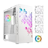 Bitfenix Tracery ARGB PC-Gehäuse, mittelgroß, Weiß