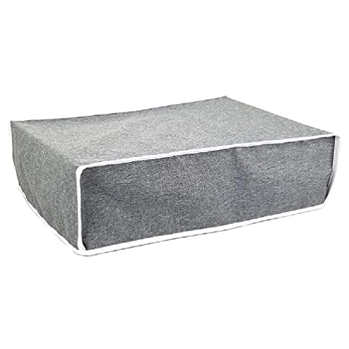 Housse de protection en tissu Oxford compatible avec console anti-poussière et anti-rayures - Facile à nettoyer - Noir/gris Cover