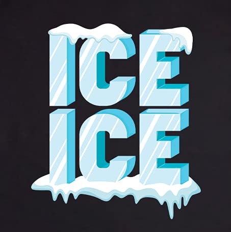 Apparelyn Funny Baby Clothes 80S 90S Ice Ice Baby Suit Music Pun Bodysuits One-Piece - 6-12M, Navy #TOP1