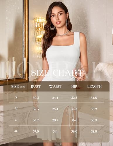 Image of HomRain Mesh Bodycon Dress for Women Square Neck Sexy Ruched Elegant Cocktail Party Midi Dresses