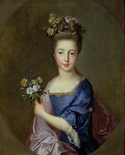 Impression peinture abstraite Princesse Louisa Maria Stuart de Jean François De Troy 60x90