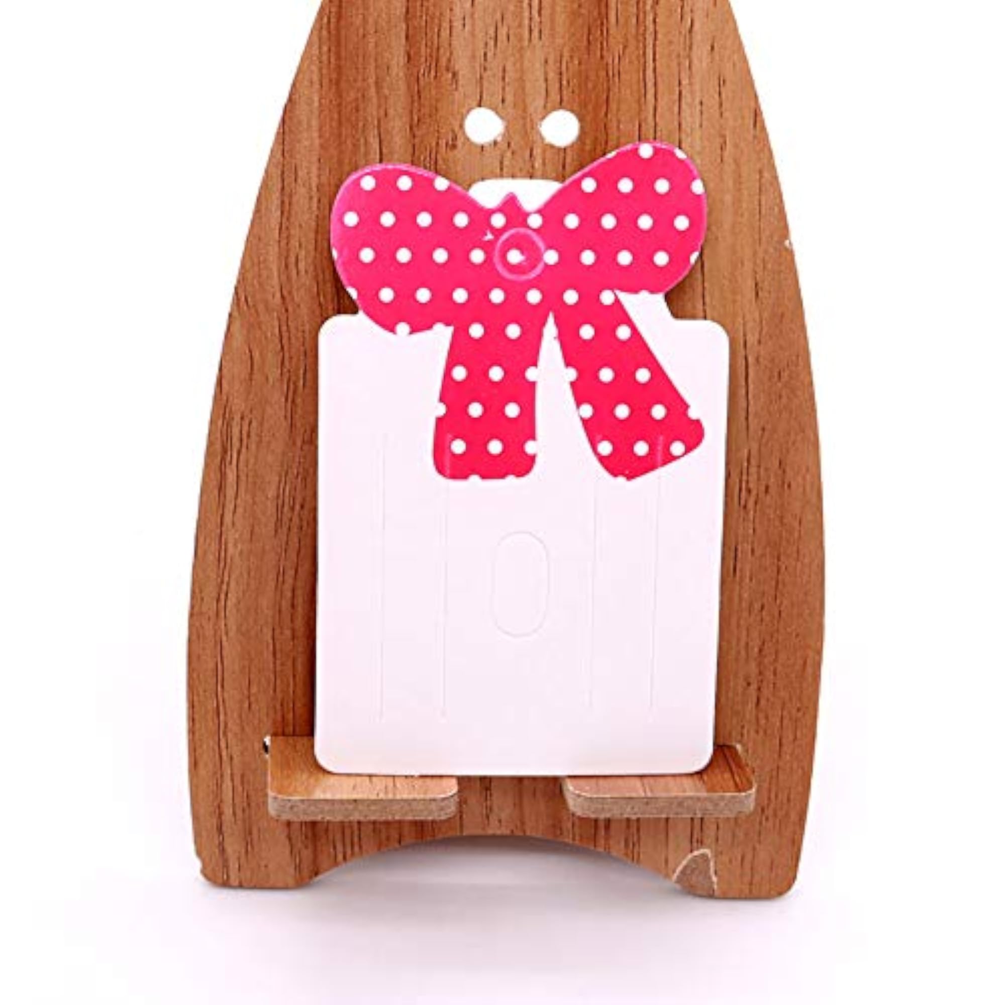 120 Pcs Cute Bowknot Hair Clips with Display Cards