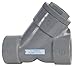 Hayward YC10400T Series YC Y-Check Valve, Threaded End, PVC with FPM Seals, 4" Size