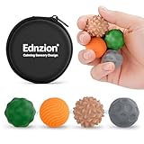 Fidget Toys Adults – 4PCS Magnetic Silicone Stress Balls for Anxiety, Focus & ADHD Relief, Textured Sensory Desk Gadgets, Stocking Stuffers or White Elephant Gifts for Men Women Teens