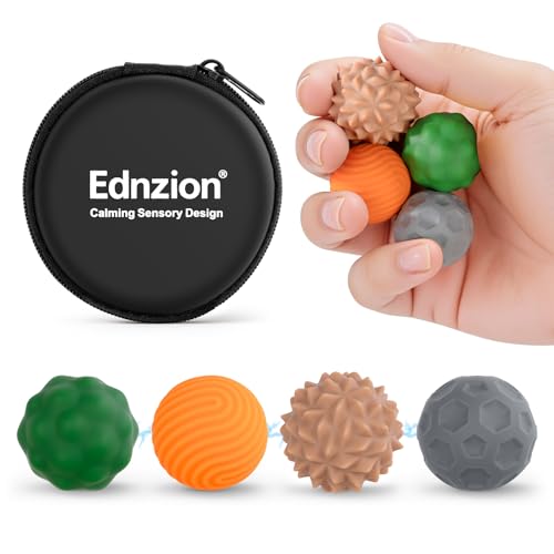 Fidget Toys Adults – 4PCS Magnetic Silicone Stress Balls for Anxiety, Focus & ADHD...