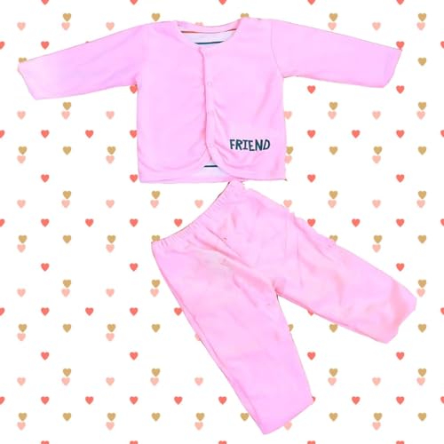 Image of REVOLTEK Baby Long Sleeve Winter swetashirt hoodie coat warm pants Dress snowsuit Sleep Suit for Boys and Girls Pack of1