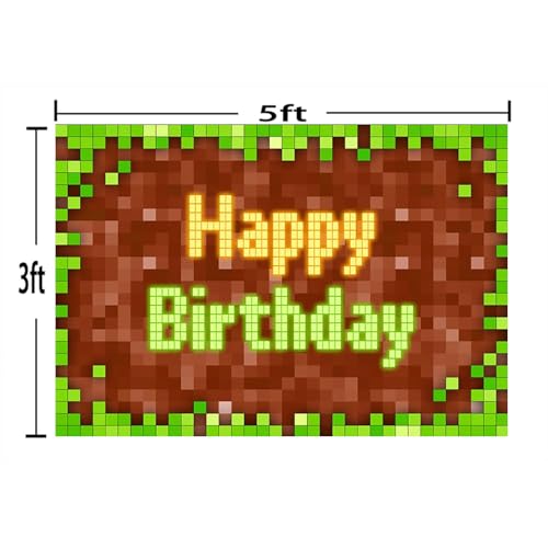 Kids Game Theme Backdrop (5x3ft)