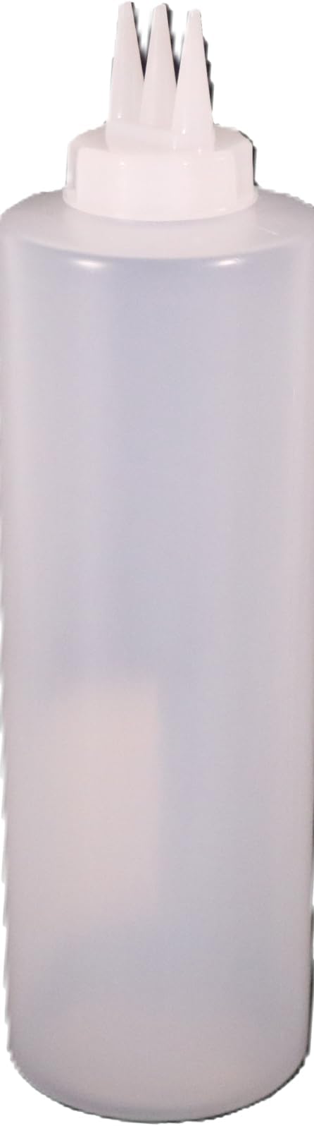 Kanda 068197 KD Dispenser, Polyethylene, 720 (720cc), Made in Japan, Tsubamesanjo, 3 Holes, Condiment Container, Ketchup, Mayonnaise, White