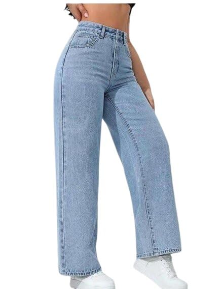 Women High Waist Flared Denim Jeans Stretch Casual Bottom Wear for Everyday Styling Comfort-image-33