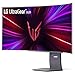 LG 45GS95QE Ultragear OLED Curved Gaming Monitor 45-Inch WQHD 800R 240Hz 0.03ms DisplayHDR True Black 400 AMD FreeSync Premium Pro NVIDIA G-Sync HDMI 2.1 DisplayPort Tilt/Height/Swivel Stand - Black