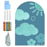 Pizarra Magnética Infantil, Magnetica Infantil Pared (Turquesa)