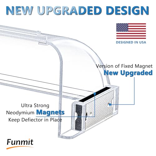 image for Funmit Air Vent Deflectors Adjustable Magnetic Heat Easy Adjust Betwee