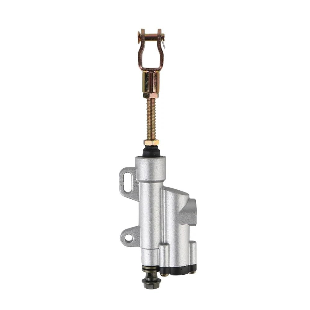 Ztawwcj Silver Universal Foot Hydraulic Brake Master Cylinder Pump,Fit For Trail Dirt Quad Bike Atv Dune Buggy Rear Brake Pump Rear Brake Pump(Silver)