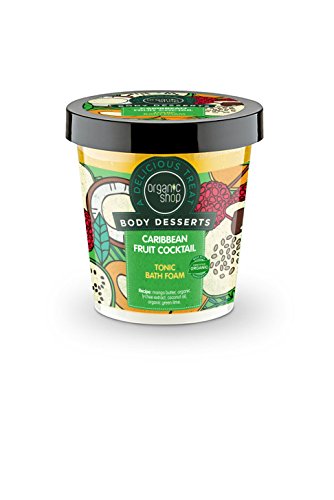 Organic Shop mousse de bain Tonifiant Cocktail de fruits des Caraïbes  450 ml