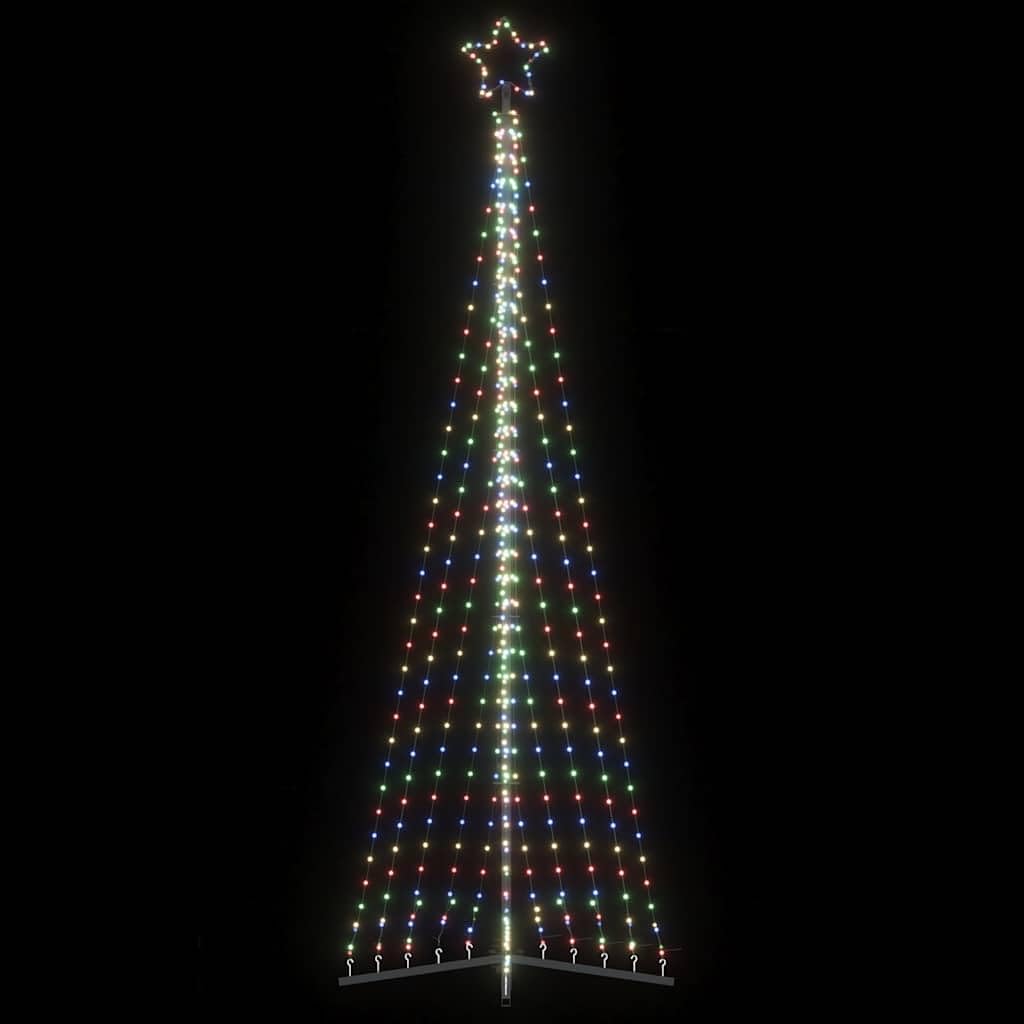 Choinka LED, wielokolorowa, 495 diod LED, wysokość 300,5 cm, z 8 efektami świetlnymi, do użytku wewnątrz i na zewnątrz, podświetlana, IP44