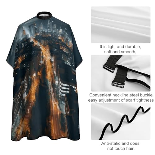 Capa de peluquería unisex para cabello 66.9 x 56.7 in miniatura 4
