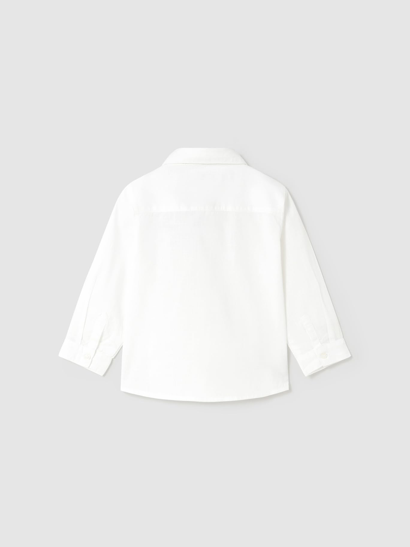 Mayoral Camicia m/l Elegante Papillon per Bimbo Bianco