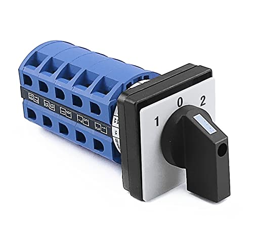 Interrupteur inverseur 1-0-2 LW26-20 pour commande moteur 440V - 5