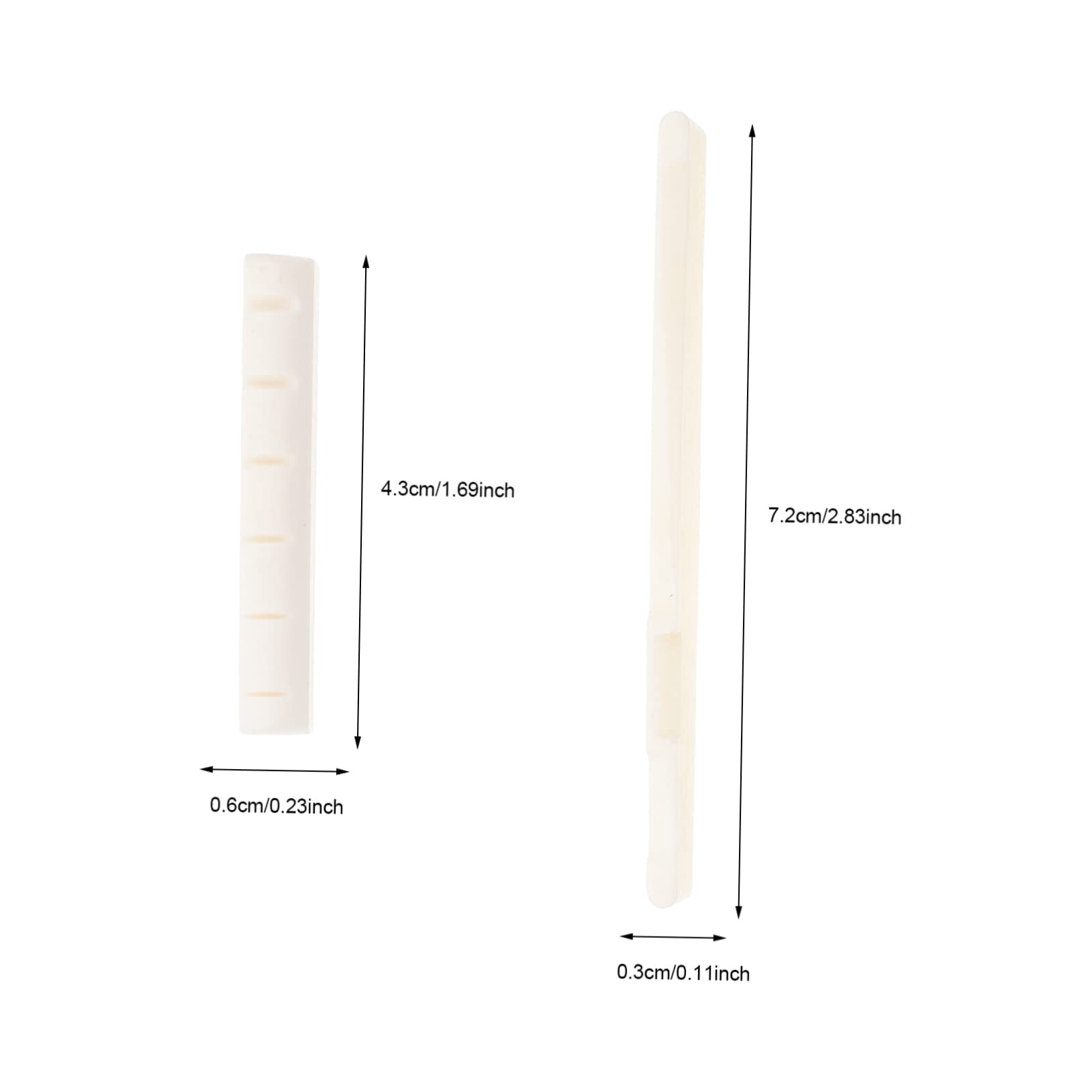 BESTonZON Electric Guitar Nut Replacement Guitar Bridge Saddle Bone Nut and Saddles