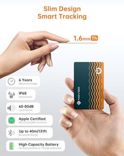 NOVOO Rastreador De Carteira Inteligente Com Cartão Bluetooth Air, Etiqueta Fina Bateria 1,6 Mm E Du