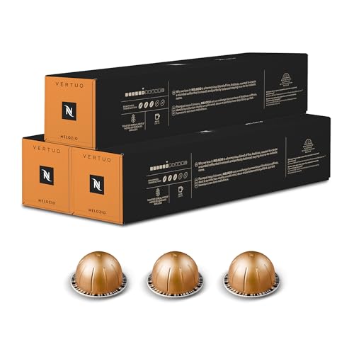 Nespresso Capsules Vertuo, Melozio, Medium Roast Coffee, 30-Count Coffee Pods, Brews 7.8oz.