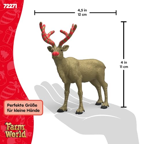 Schleich Farm World | Goldenes Jubiläums Rentier 72271 | 13 x 5 x 12 cm – Ansicht 5