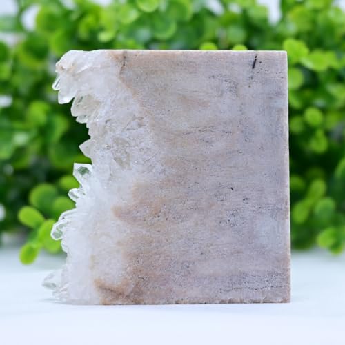 Estatua de búho de cristal tallada a mano miniatura 3