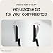 LG 24U411A-B 24-inch Full HD (1920 x 1080) IPS Computer Monitor, 120Hz, HDR10, Reader Mode, Flicker Safe, HDMI, Slim Stand Base, Black