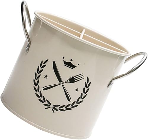 Miniatura 10 de Palillos de metal, utensilios y cubiertos, organizador de almacenamiento tenedores cuchillos, cucharas, servilletas, soporte para utensilios de