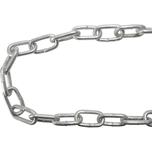 Top Brands Faithfull Galvanised Chain 25M Reel Link 5 x 28mm - Max Load 160Kg