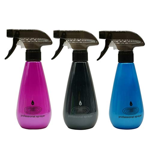 Beaupretty Refillable Spray Bottle Plastic Empty Fine Mist Trigger Sprayer Water Atomizer Spray Bottle for Garden Home Plant Care Hairdressing Salon Cleaning Solutions 3pcs