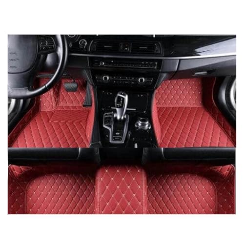 Tapis de sol Peugeot 307 confort premium coussinets de style intérieur bordeaux LHD