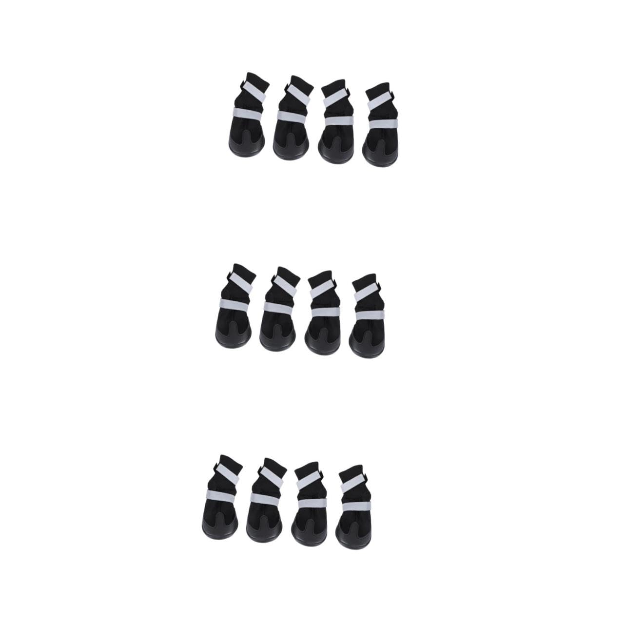 minkissy 12 STK hundeschuhe Hundepfotenschutz Hundestiefel & Pfotenschützer Chihuahua-Schuhe Schneestiefel Stiefel für Haustierhunde Hund warme Stiefel der Hund Haustier Hund Winterschuhe