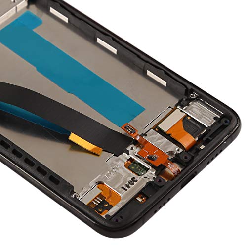 Écran LCD et convertisseur d'assemblage tactile avec châssis Xiaomi Mi 6 Black