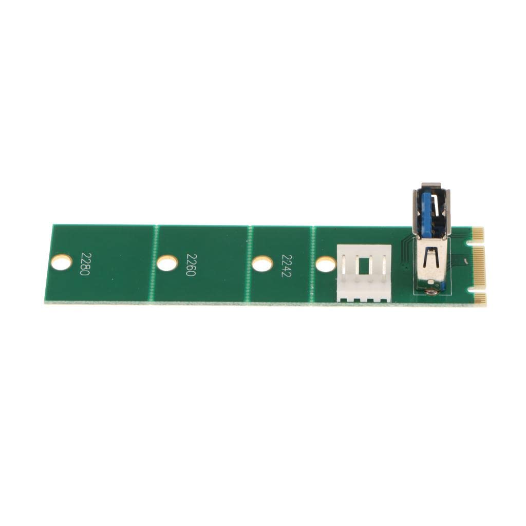 Meri SHOPP Super Speed M.2 Ngff to USB 3.0 Riser Card Pci-E Expansion Card for Desktop Green Pc+Metal Computers/Tablets & Networking | Computer Cables & Connectors | Drive Cables & Adapters-image-45