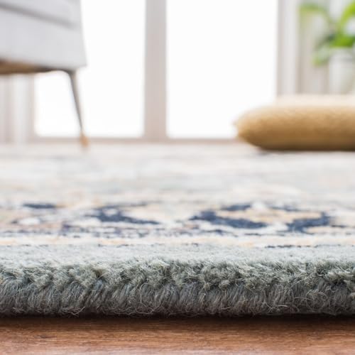 Image of Hand Tufted Modern Design Exported Collection High Low Pattern Wool Carpet for Living Room, Bedroom & Hall (Multi 4, 5 x 7 Feet)