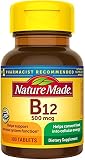 Nature Made Vitamin B-12 500 mcg Tablets 100 ea (Pack of 2)